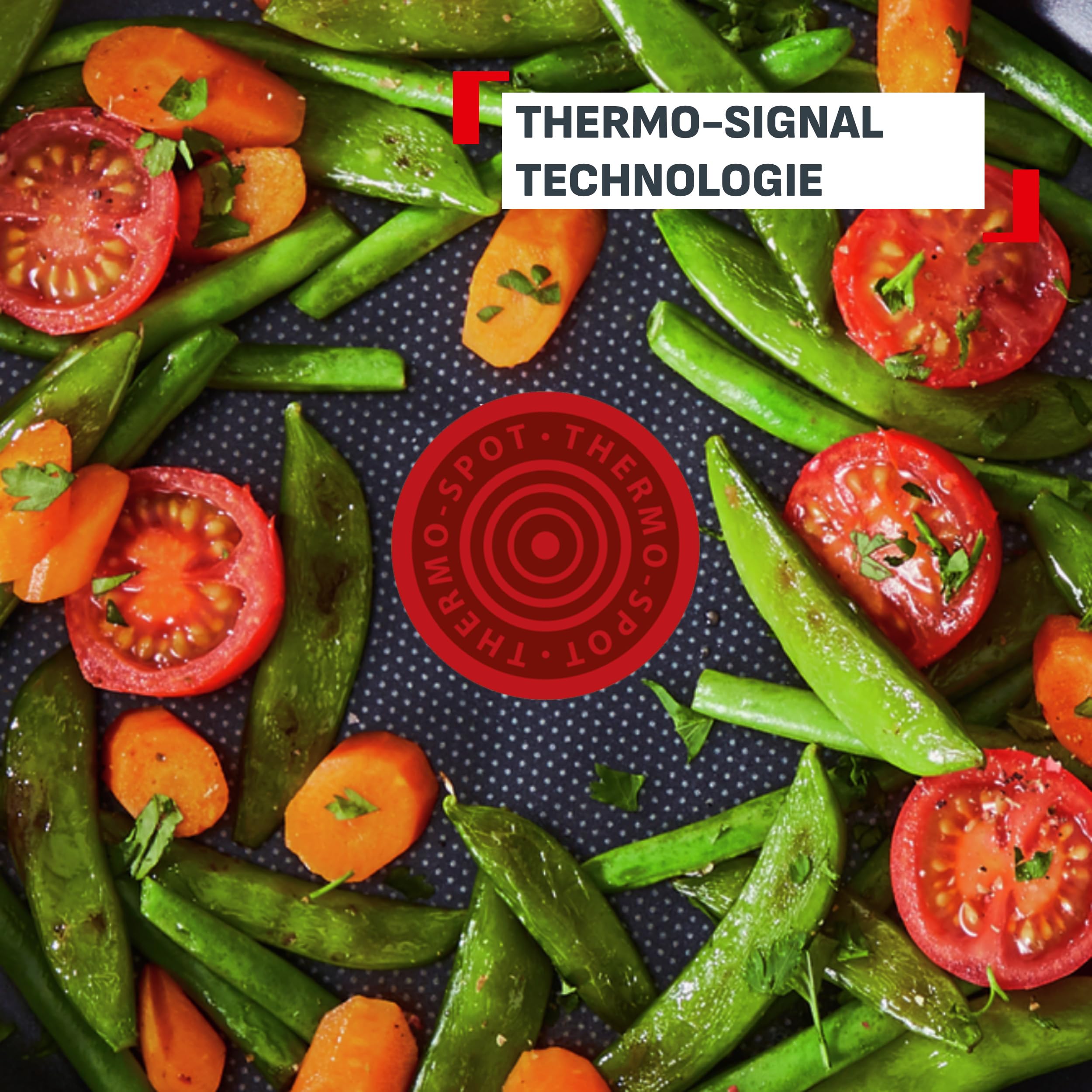 Tefal Comfort Max 2-tlg. Pfannen-Set, Power Resist Versiegelung, Thermo-Signal, Thermo-Fusion Boden, für alle Herdarten, ergonomisch, komfortabler Griff, einfache Reinigung, Edelstahl, G726S204