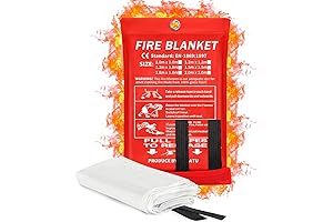 Emergency Fire Blanket for 2024: Fire Extinguisher Blanket, Fire Suppression Blanket, Flame...