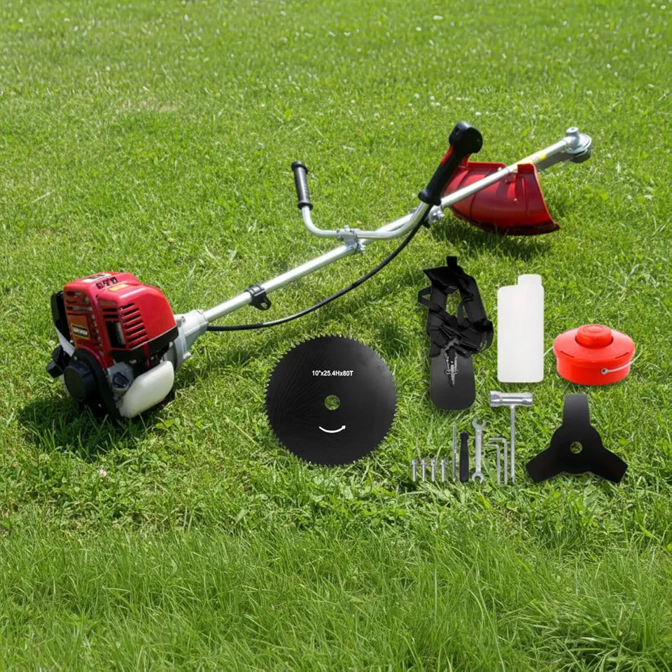 Roçadeira A Gasolina 4t 63cc 3hp Profissional Com Disco 80 Dentes