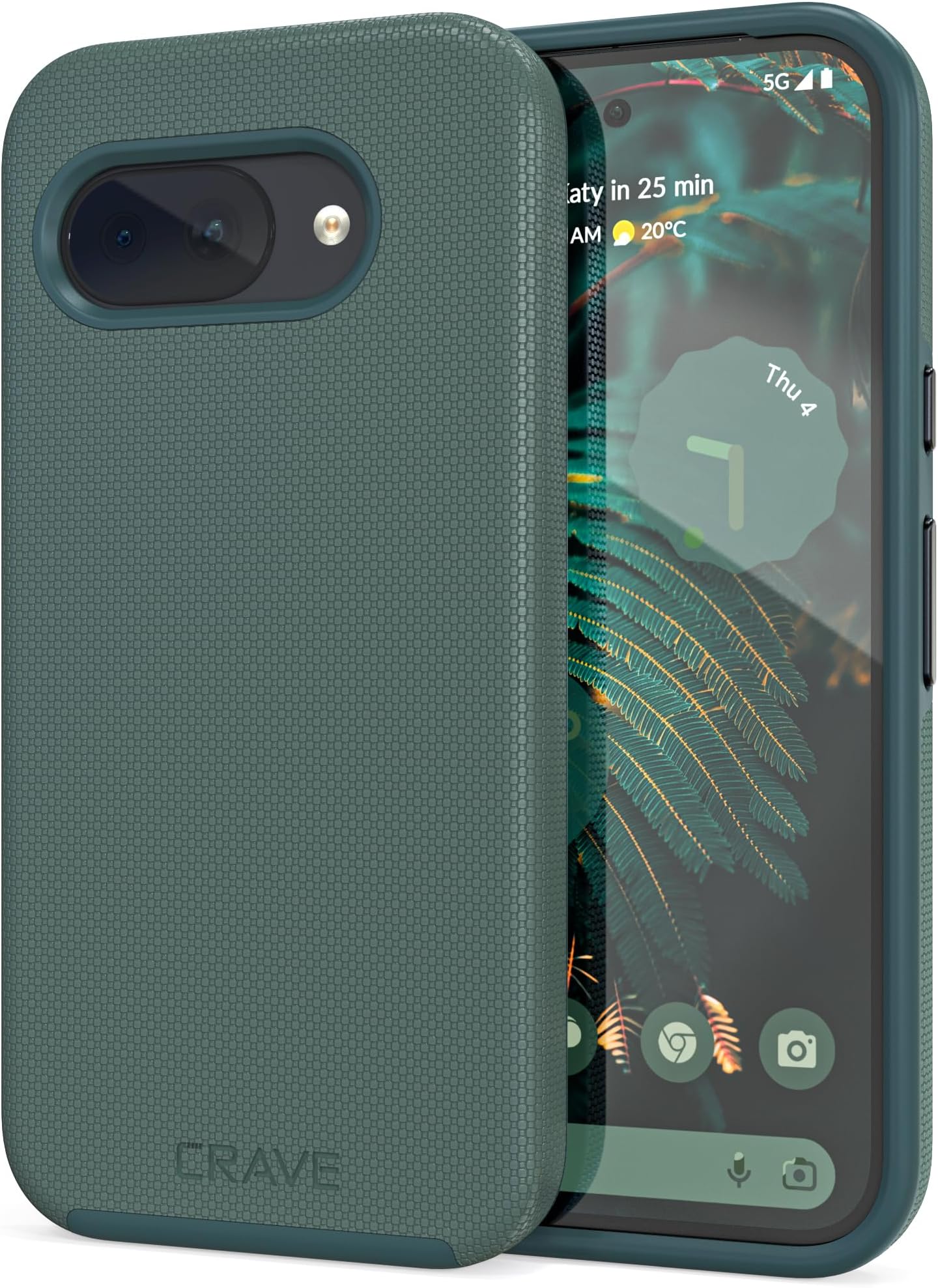 Crave Dual Guard for Google Pixel 9a Case - Forest Green