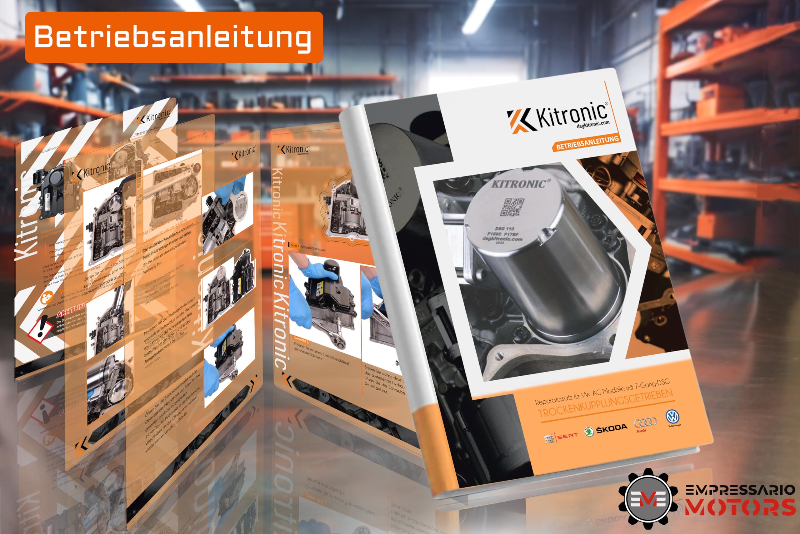 Kit de reparación de acumulador de presión DQ200 para DSG, transmisión de 7 velocidades con embrague seco 0AM compatible con VW | Sin llave de montaje