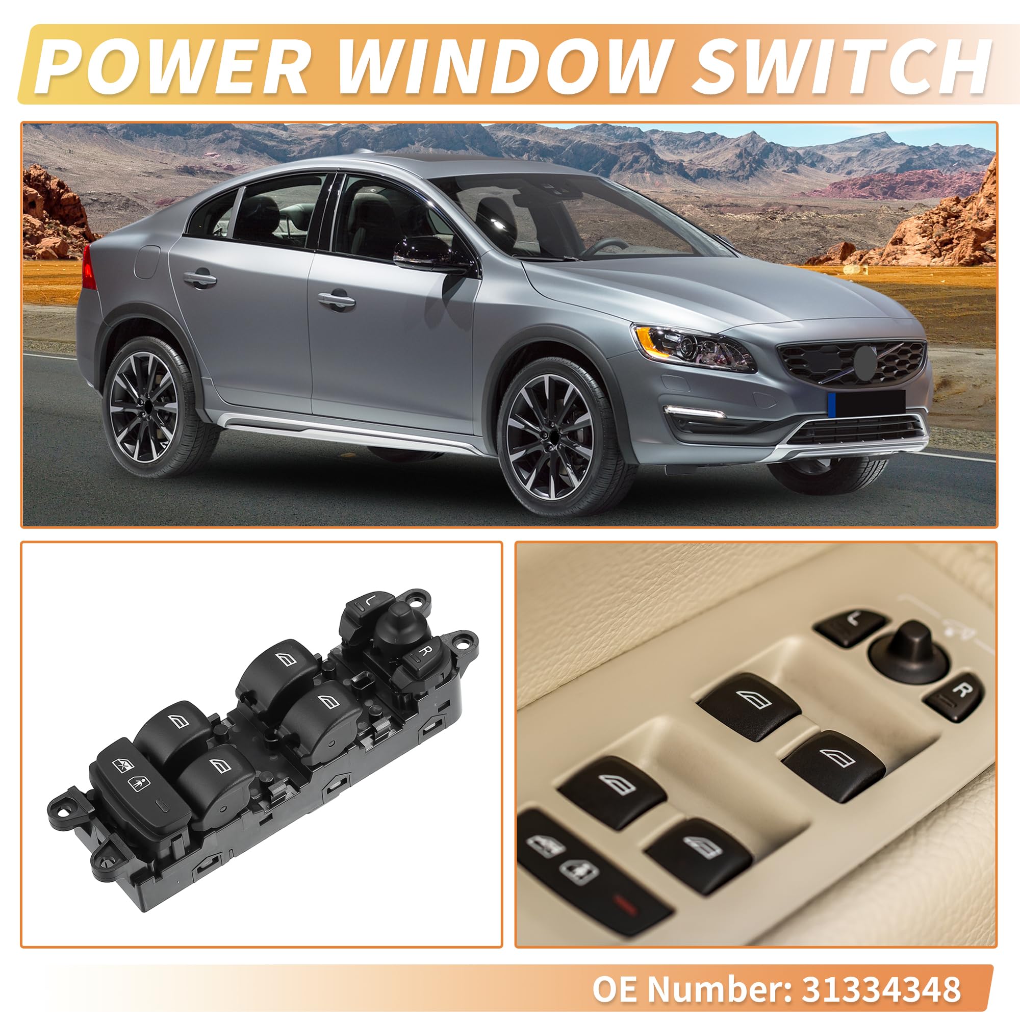 Amazon.com: X AUTOHAUX Front Left Driver Power Window Switch for
