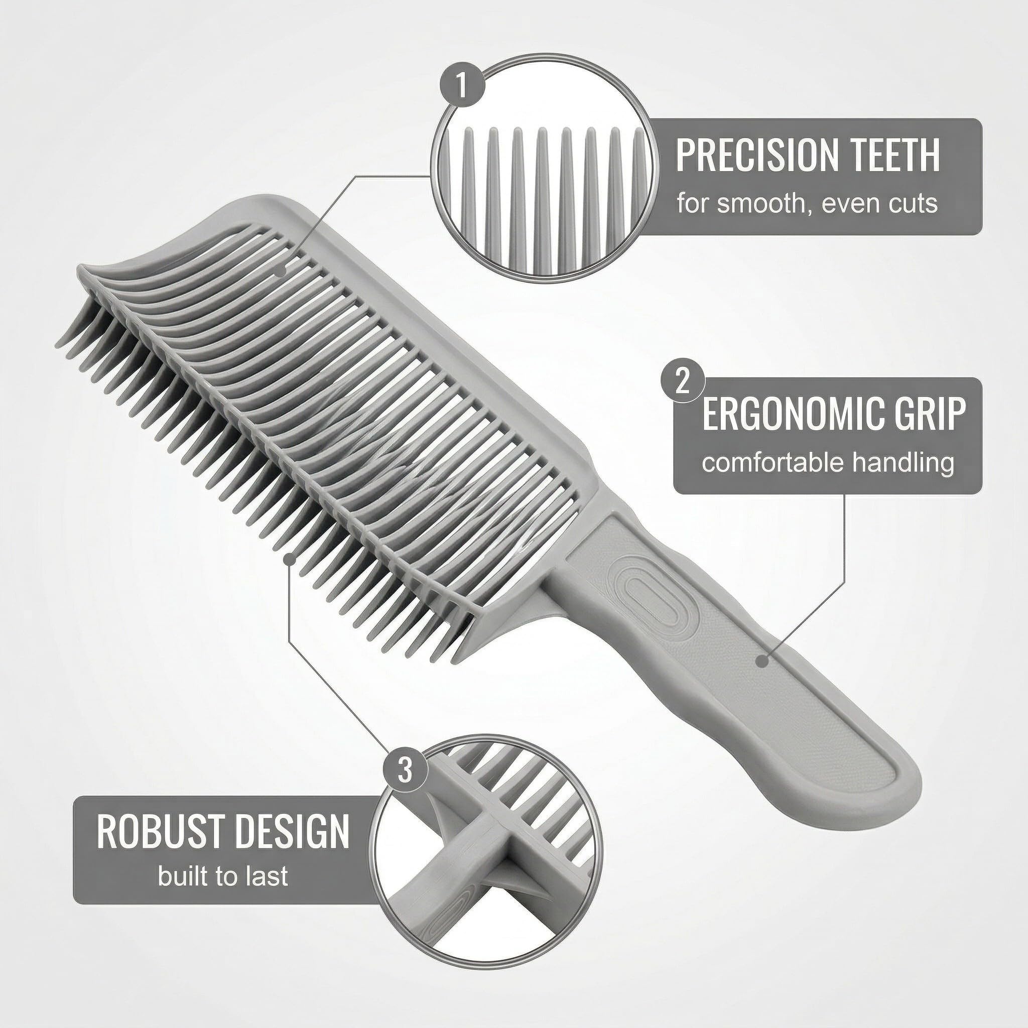 Banda De Corte De Pelo, Guía Para Corte De Pelo Curvado De Silicona, Plantilla De Afeitado Fácil Y Rápido, 4 Pcs
