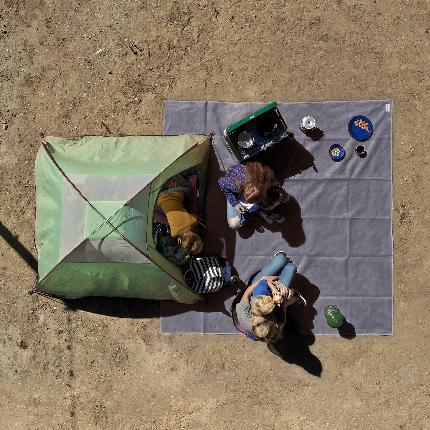 Original Sand-Free Outdoor Camping Mat Beach Picnic & Camping Ground Mat with Carry Pouch product thumbnail 6