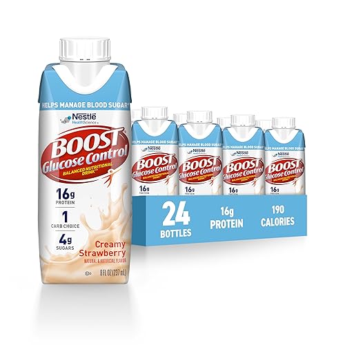 Boost Botella de plástico control de glucosa de 8 onzas lĂquidas 24unidades Boost Botella de plástico control de glucosa de 8 onzas lĂquidas 24unidades