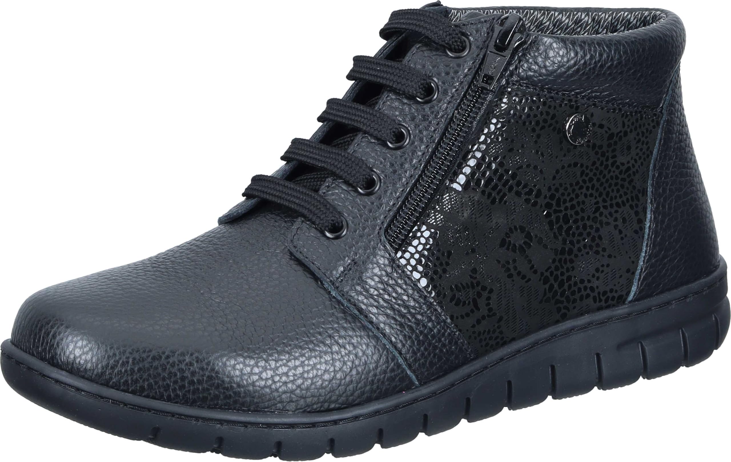 Comfortabel 990683-01 Damen-Stiefel, knöchelhoch, Schwarz (1), Breite 37, schwarz 1, 37 EU Ancho