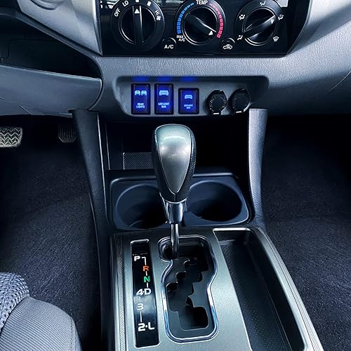 Miniatura 7 de Nilight Interruptor de botón de encendido y apagado de 12 V con kit de cable de conector de 1.54 x 0.83 pulgadas, repuesto para Toyota Tacoma Tundra