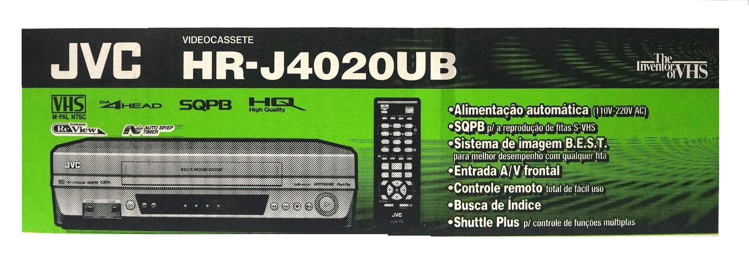 Amazon.com: THE NEW JVC HR-J4020UB VHS 4 Head VCR Player M-PAL NTS