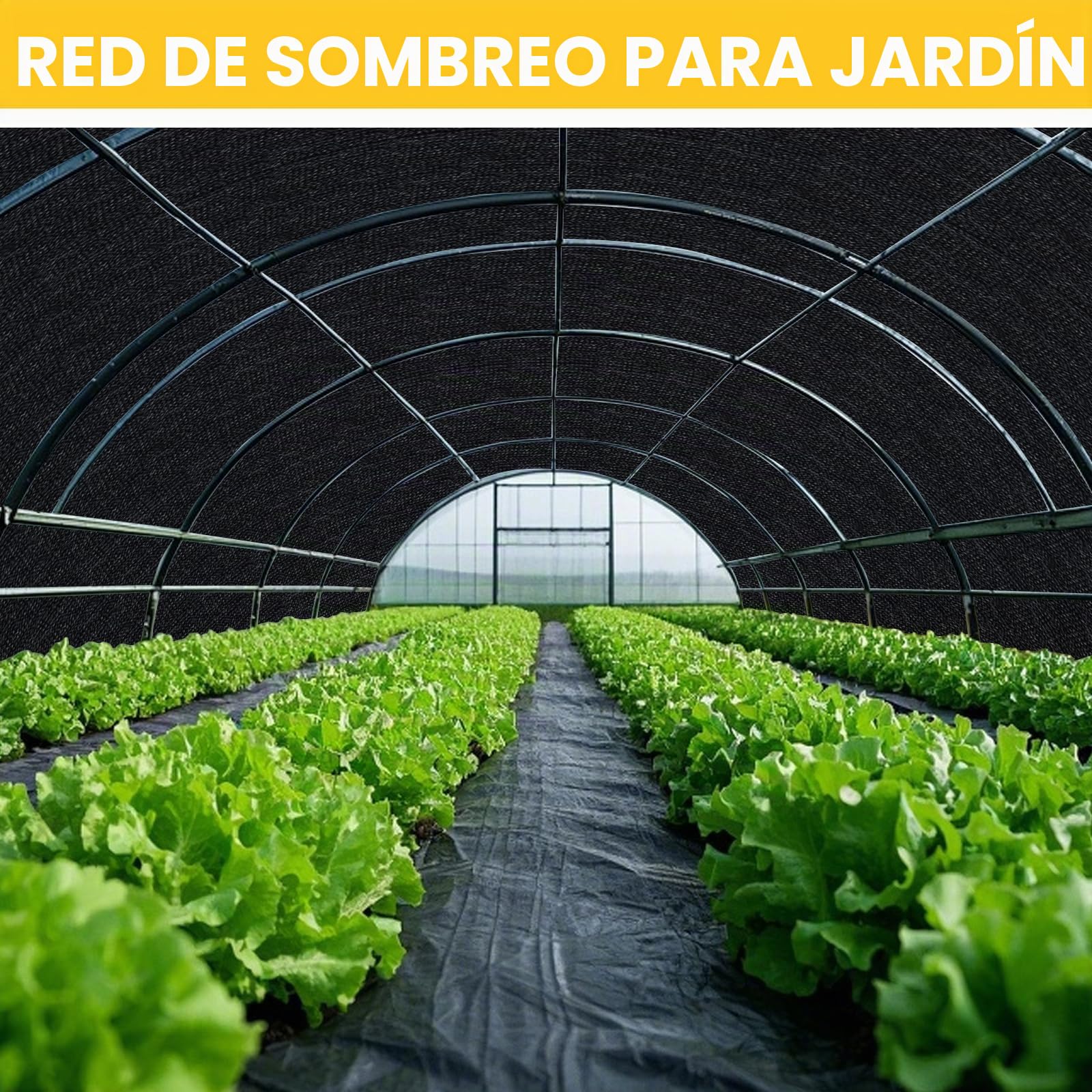Tela de sombreado con ojales, negra para invernadero con tasa de sombreado del 90% UV resistente para gallinero jardín al aire libre 3x5m