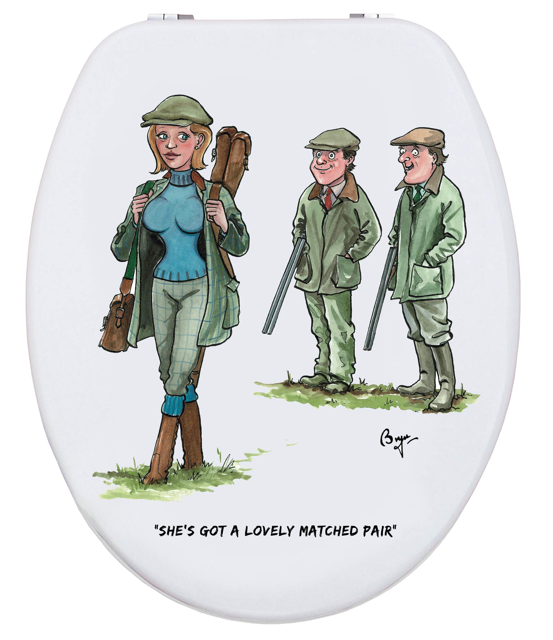 LooprintsToilet Seat - Match Pair - Bryn Parry