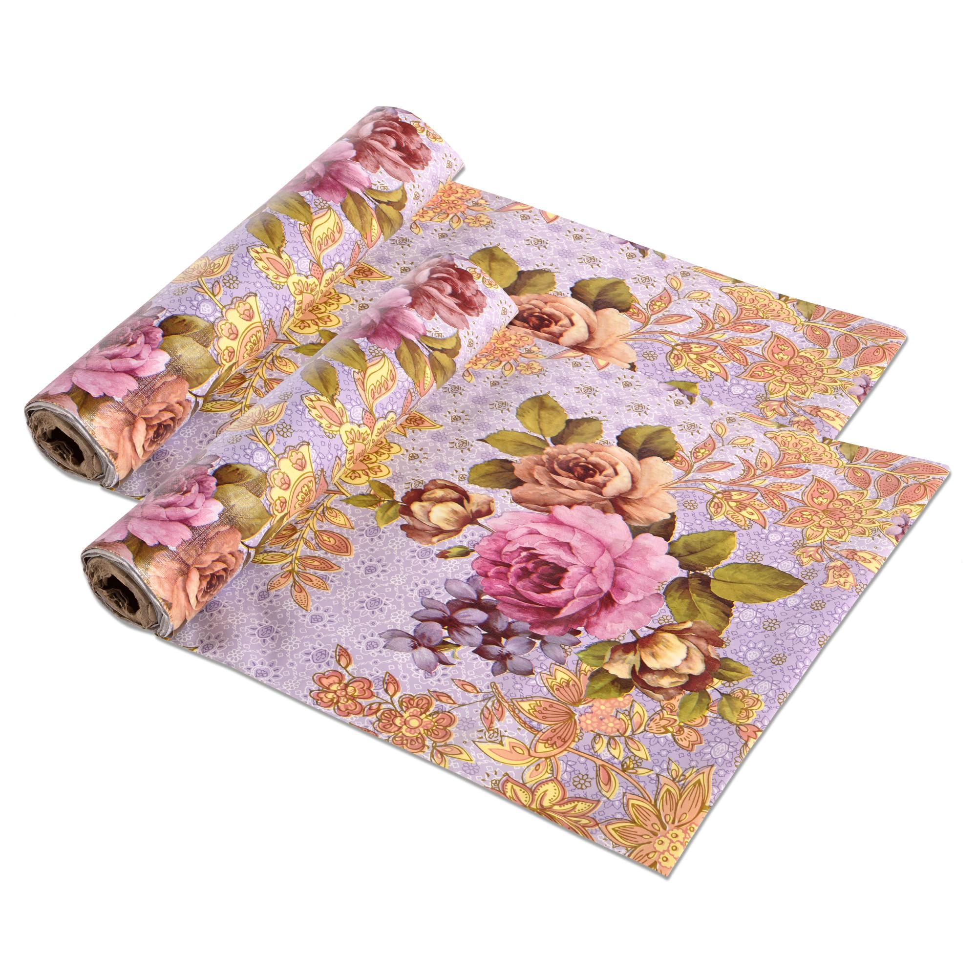 Waterproof Kitchen Mats - Red Flower Shelf Liner -10 Waterproof Kitchen Mats - Red Flower Shelf Liner -10