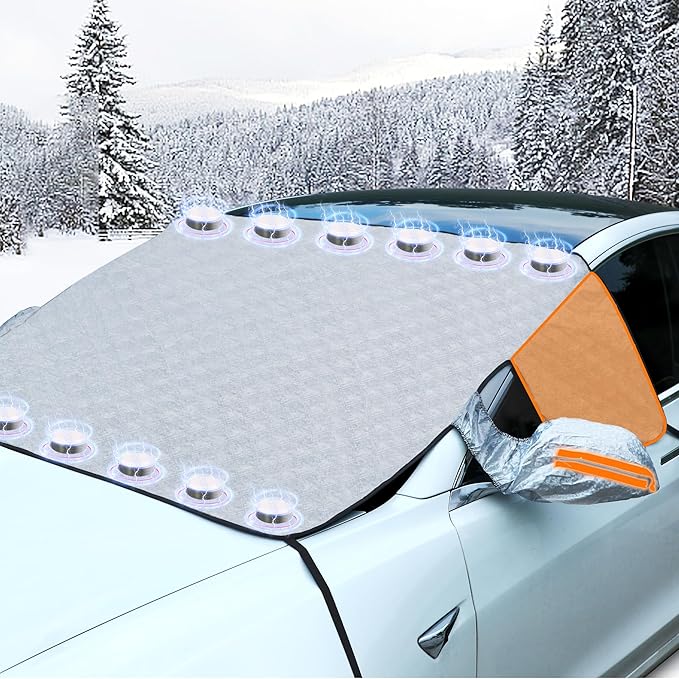 Aiuuee Copri Parabrezza Per Auto Inverno, Copertura Parabrezza - Foto 8