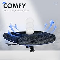 Vista 4 de FLEXISPOT OC3 Cloud - Silla de oficina ergonómica con respaldo alto de malla, giratoria, silla de escritorio de oficina ejecutiva con soporte lumbar