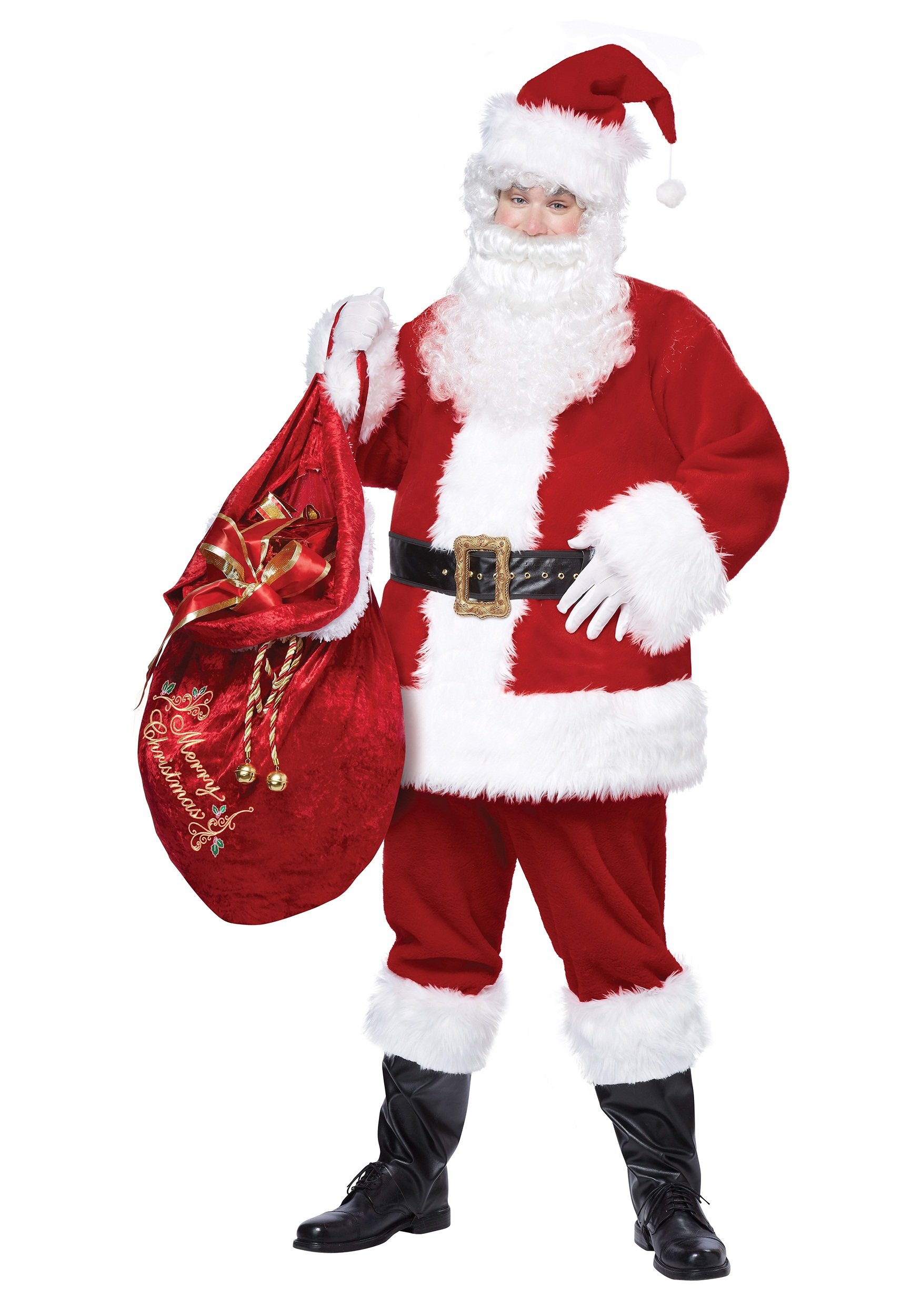 California Costumes Mens Deluxe Santa Suit Adult