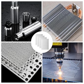 4 Pcs A4 Stainless Steel Sheet, 297×210×0.5 mm, Silver | Smooth Surface, Metal Sheets Shim Plates, for Craft Board Kitchen DIY Craft Making