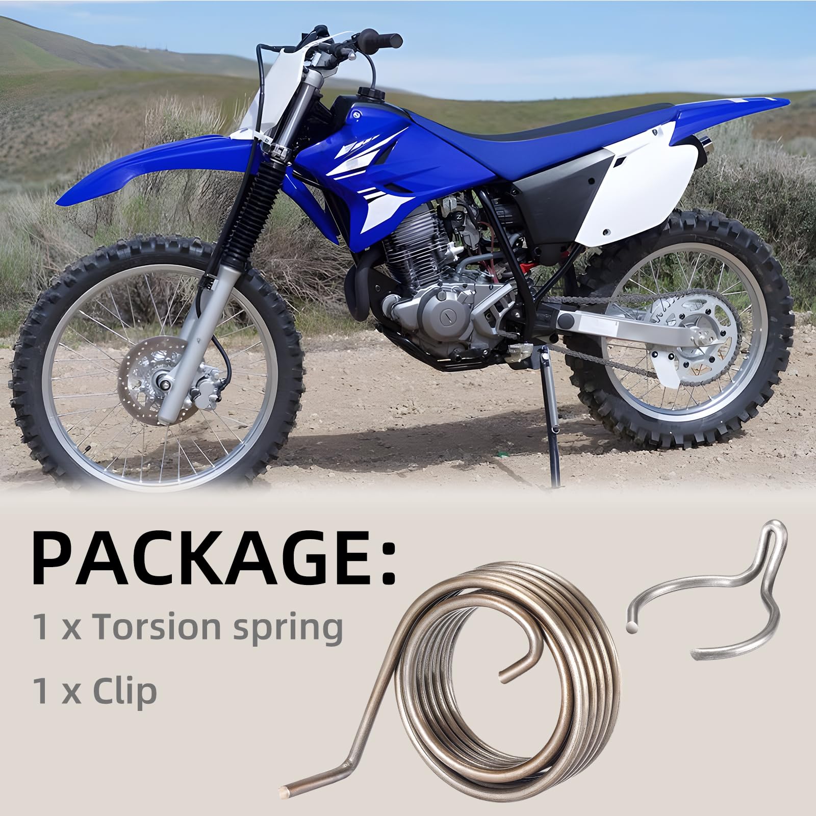 Amazon.com: Kickstarter Return Spring & Clip for Yamaha Ttr125