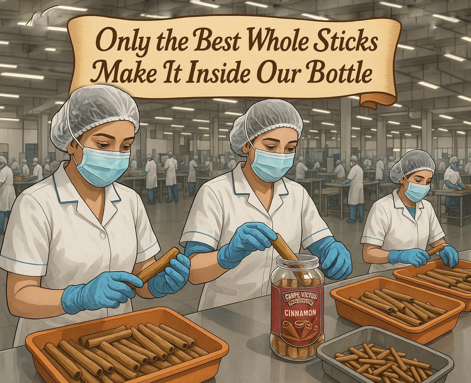 Carpe Victus Premium Cinnamon Sticks -100GMS, Whole Dalchini Sticks, Fresh & Healthy Indian Aromatic Spices & Masalas for All Foods, Everyday Cooking Essentials, Dalcheeni for Fine Taste & Quality. - Image 2 thumbnail