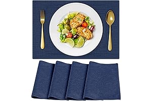 Navy Blue Placemats Set of 4