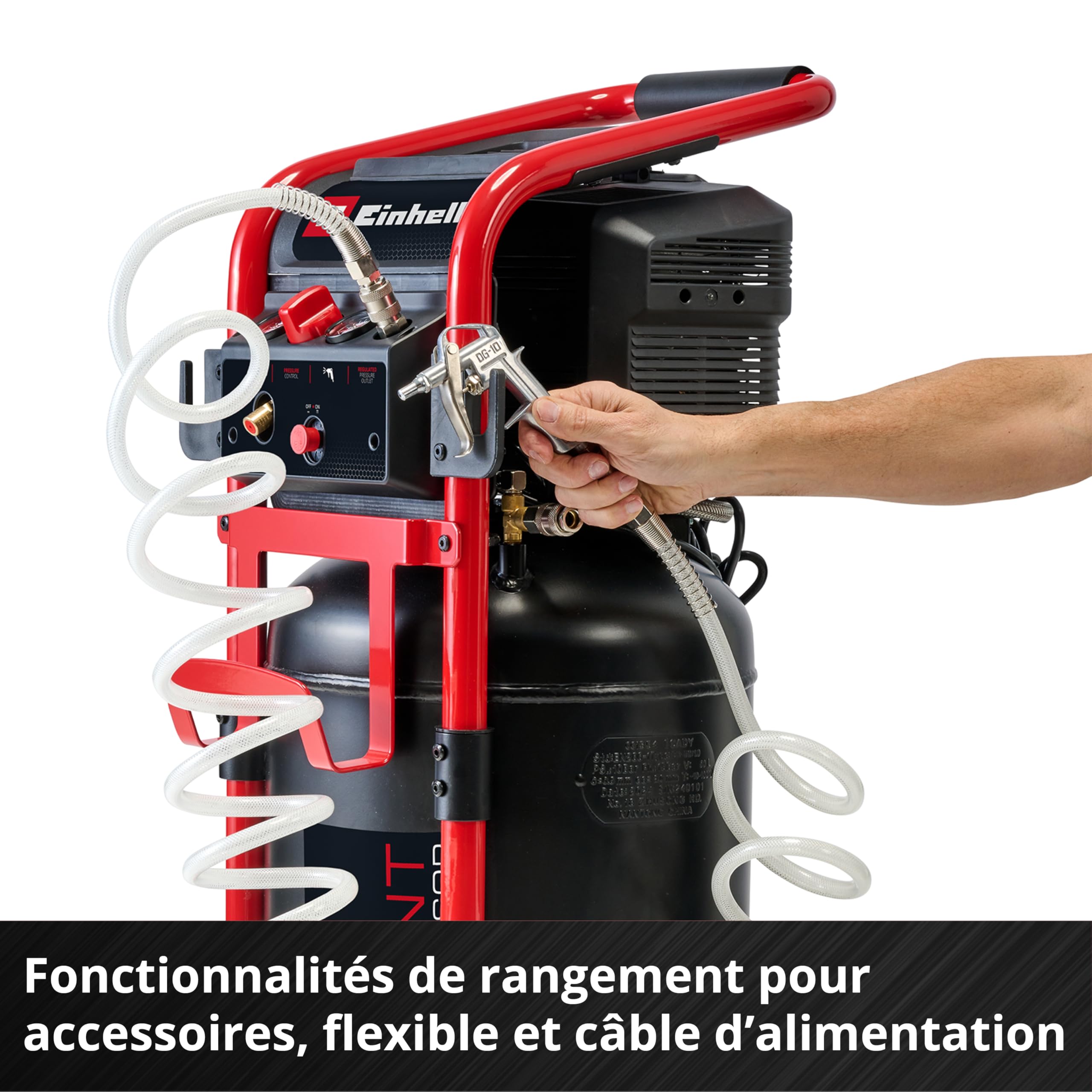 Einhell Compresseur à air silencieux TE-AC 270/50 Silent