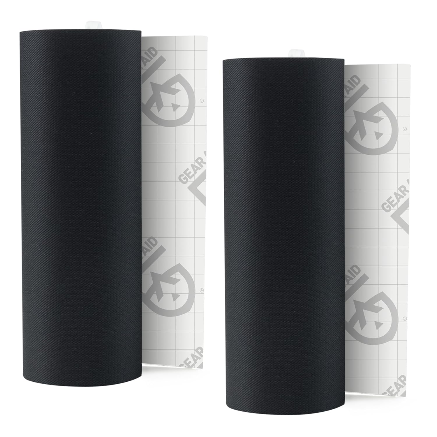GEAR AID Tenacious Tape 3” x 20” Fabric and Vinyl Gear Repair Tape, Fix Holes and Rips in Puffy Jackets, Rain Gear, Tents, Sleeping Bags and Outdoor Equipment, Black, 2 Rolls