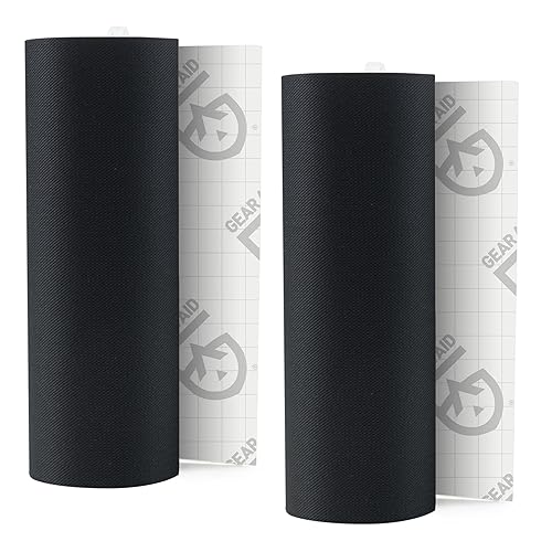 Miniatura 18 de GEAR AID - Cinta adhesiva resistente para reparación de tela y vinilo Tenacious, 3 x 20 pulgadas, color verde OD, reparación rápida de agujeros