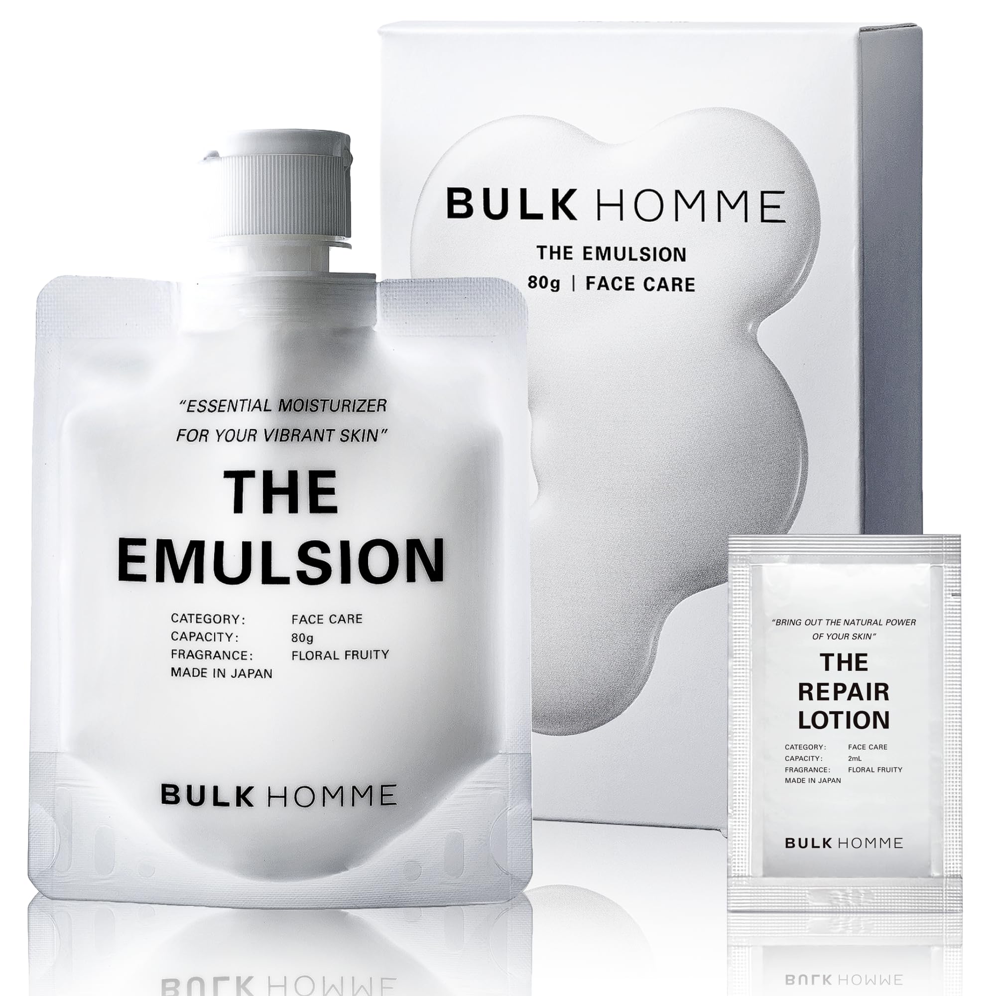 BULK HOMME(バルクオム) 乳液 メンズ100g Amazon | バルクオム 乳液 メンズ 80g THE EMULSION サンプル付き 脂性