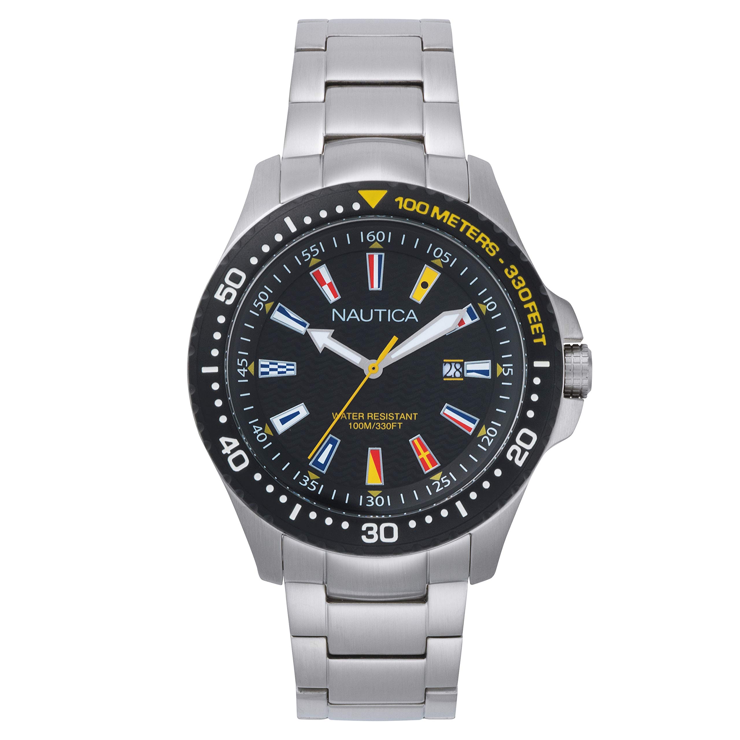 NAUTICA Analog Silver Dial Mens Watch-NAPJBC005 (B07C8L7YW3) Amazon Price History, Amazon Price Tracker