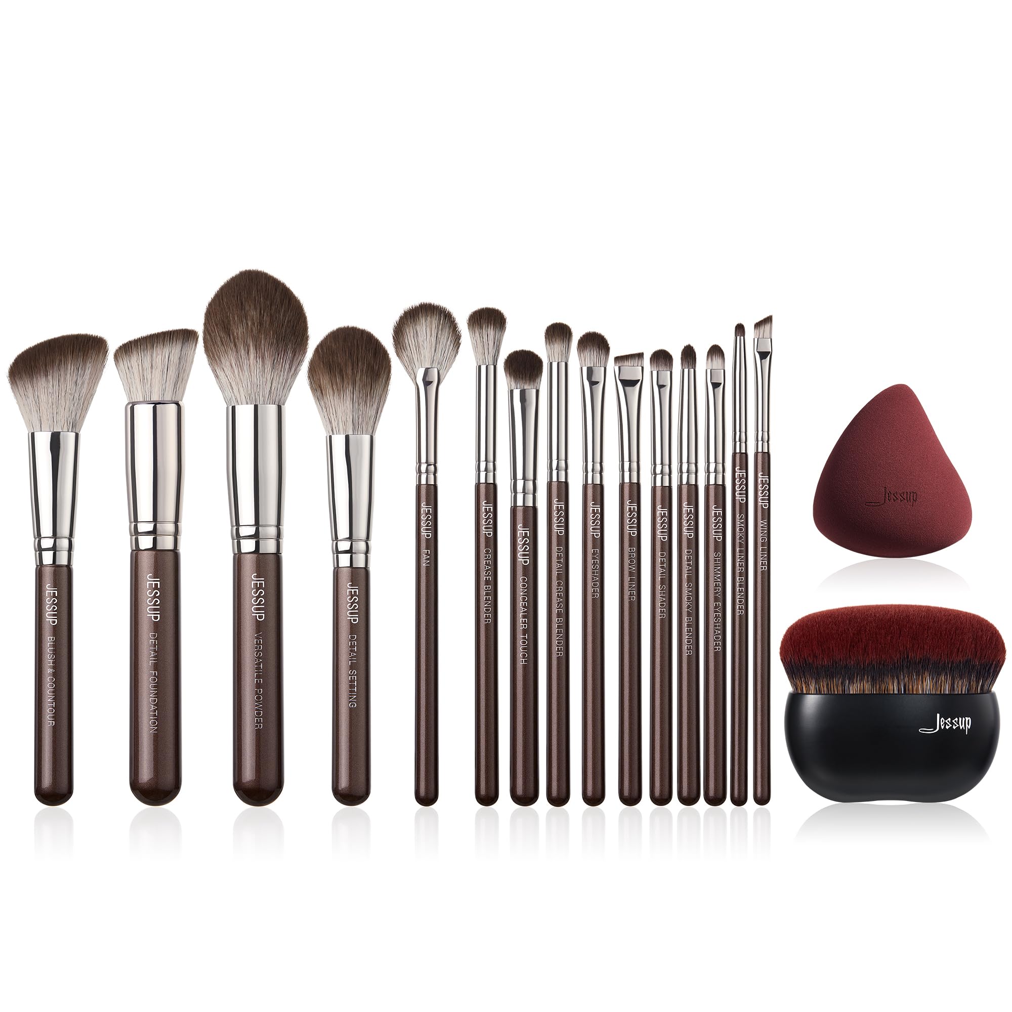 Pennelli da Trucco Jessup T498+T881