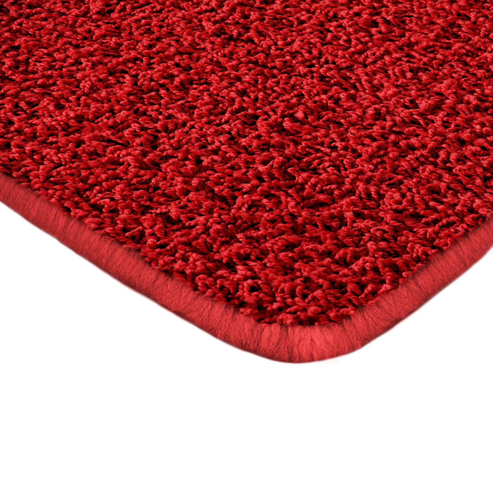Floori Shaggy Tapis au poil de haute qualité 200x290 cm rouge