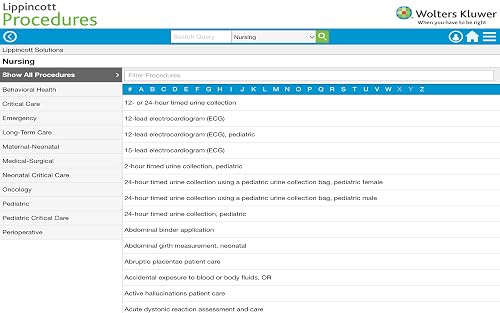 Lippincott Procedures – vue 3