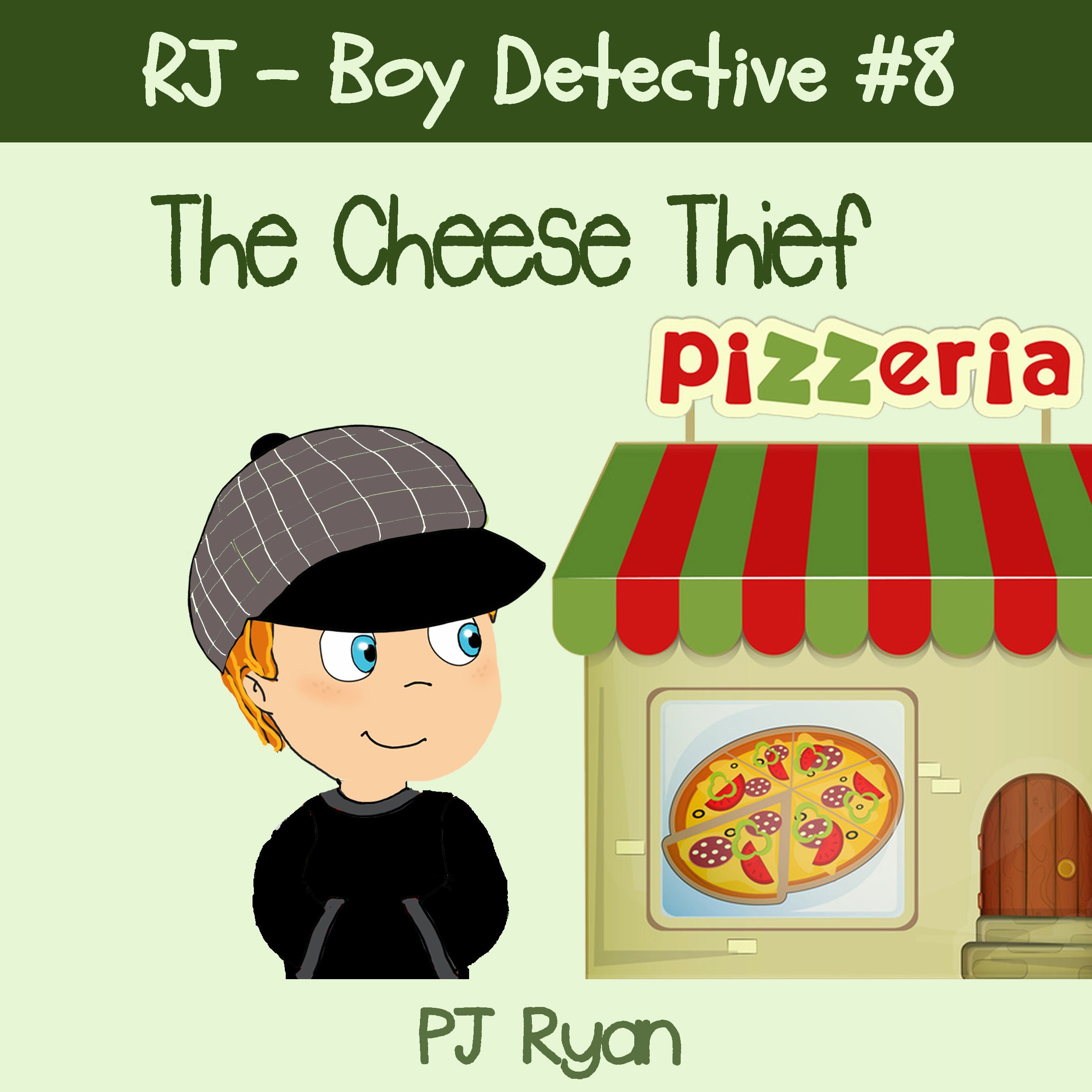 Cover art for RJ - Boy Detective #8: The Cheese Thief