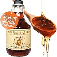 Vista 1 de Wanish Sugar Bush Jarabe de arce 100% puro De Northwoods of Wisconsin 32 oz – Cuarto de galón