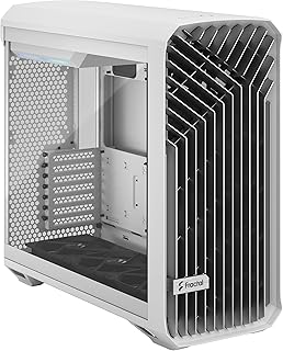 Fractal Design Torrent RGB White – Clear Tint Tempered Glass Panels – Open Grille for Maximum Air Intake – Two 180mm RGB P…