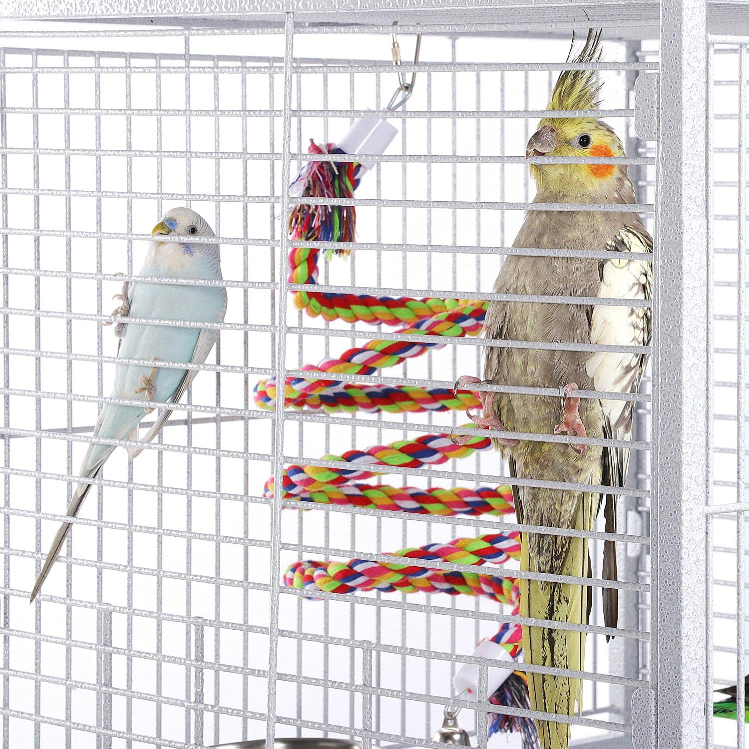 Yaheetech Standing Large Parrot Cage Green Cheek Conure Cage Cockatiels