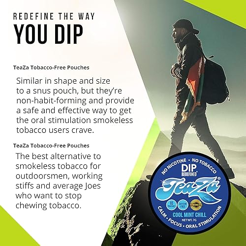 Vista 133 de Teaza Bolsas energéticas, sin tabaco, sin nicotina, sin humo, alternativa al tabaco y inmersión energética, alternativa al tabaco para masticar