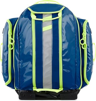 Statpacks جديد G3+ تحميل N الذهاب، حقيبة الظهر الطبية ثابتة الجناح القفز حقيبة، إغلاق ربع سريعة الوصول حقيبة EMS لرجال الاطفاء والشرطة والمدربين، والإنقاذ الأزرق