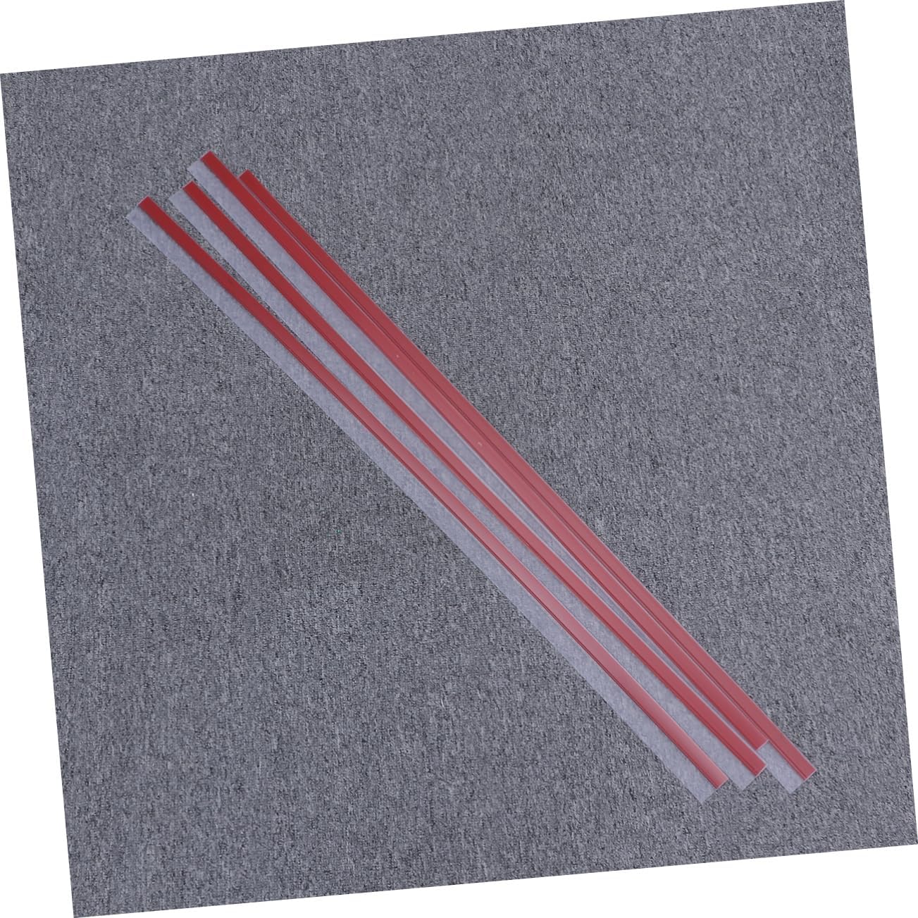 4pcs Transparent Under Door Draft Stopper Seal Soundproof Weather Stripping for Interior Exterior Doors Adhesive to Block Noise and Dust