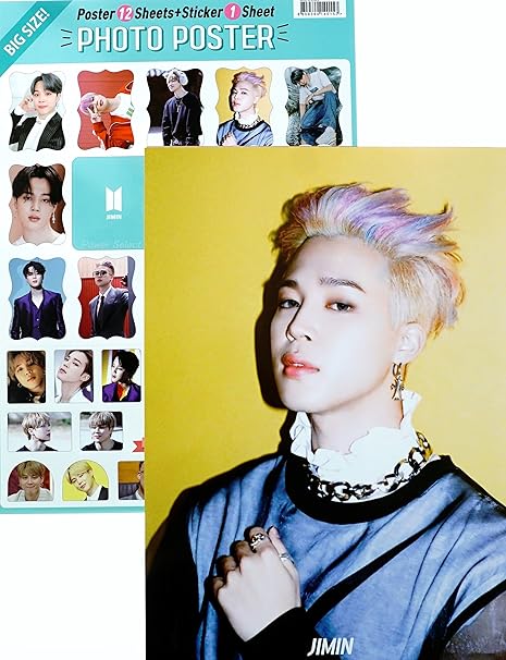 Amazon 防弾少年団 Bts ジミン ポスター 12枚 A3サイズ ステッカー セット お急ぎ便対応 アイドル 芸能人グッズ 通販