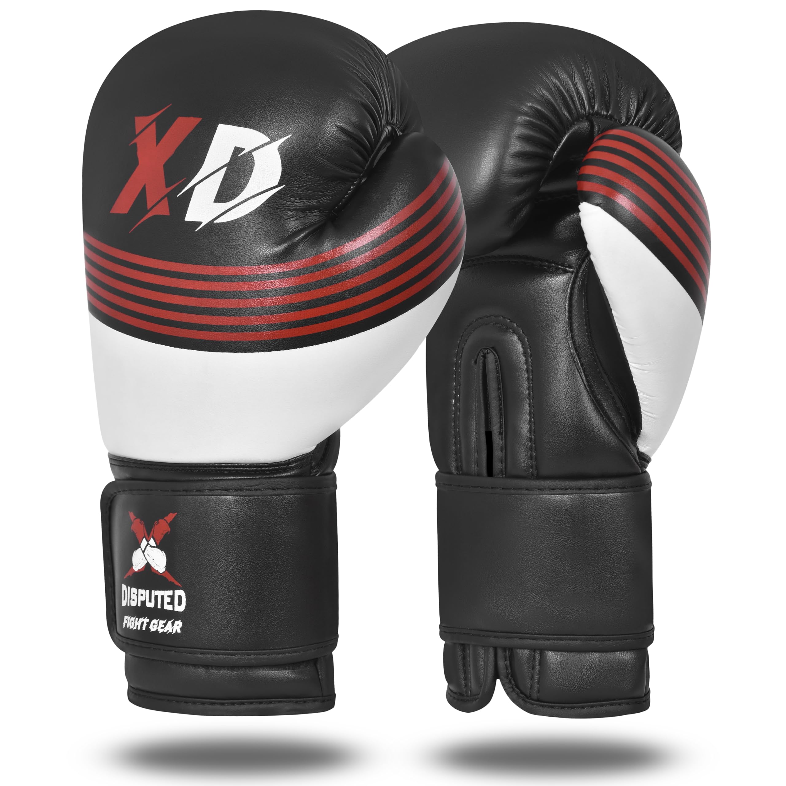 XD Boxing Gloves, Synthetic Leather MMA Kickboxing Muay Thai Workout Training and Sparring Gloves Punching Gloves Adults
