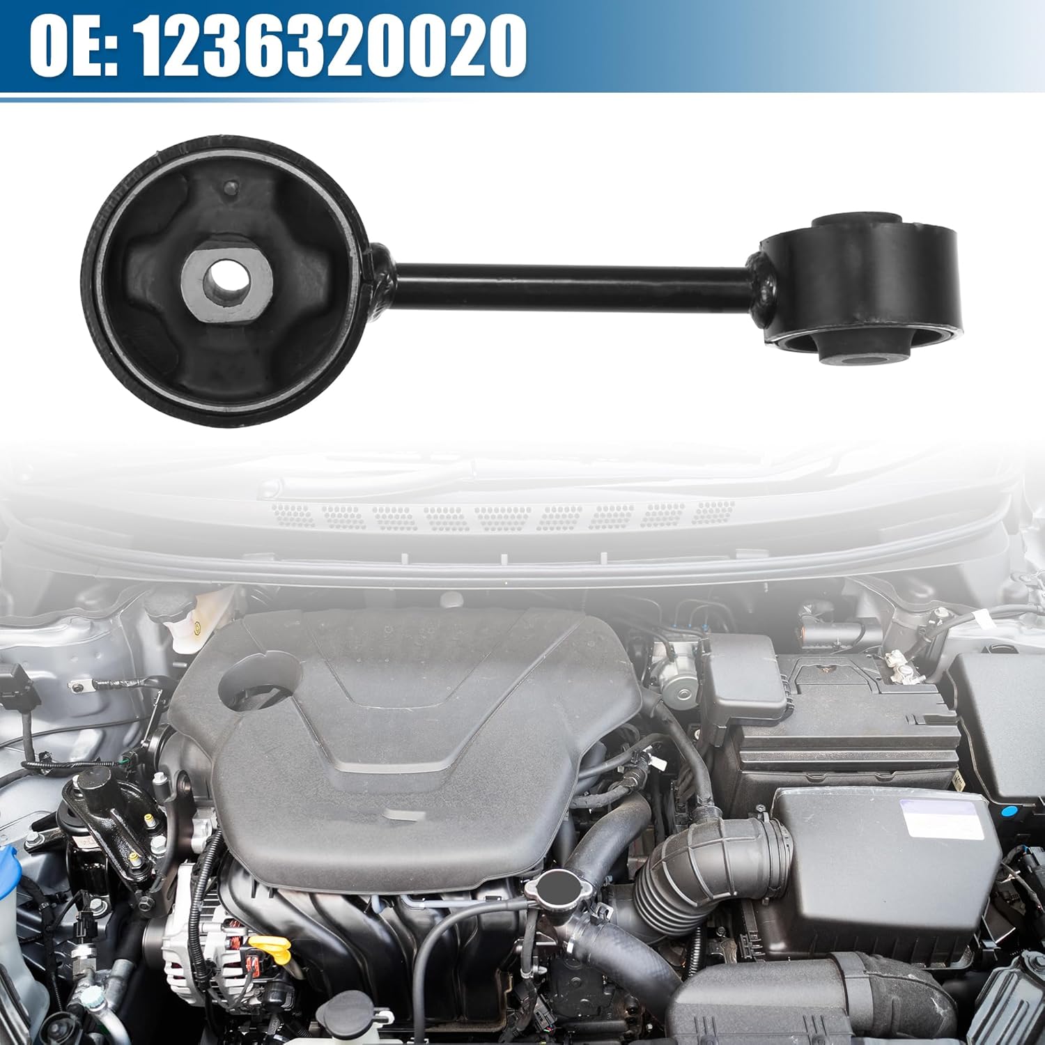 X AUTOHAUX Front Car Engine Motor Mount Replacement for Lexus ES300 1997-2001 No.12363-20020 Black