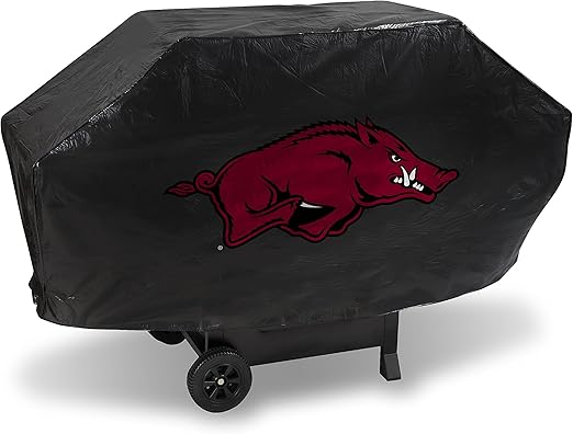 Rico Industries NCAA Deluxe Grill Cover Deluxe Vinyl Grill Cover - 68" Wide/Heavy Duty/Straps