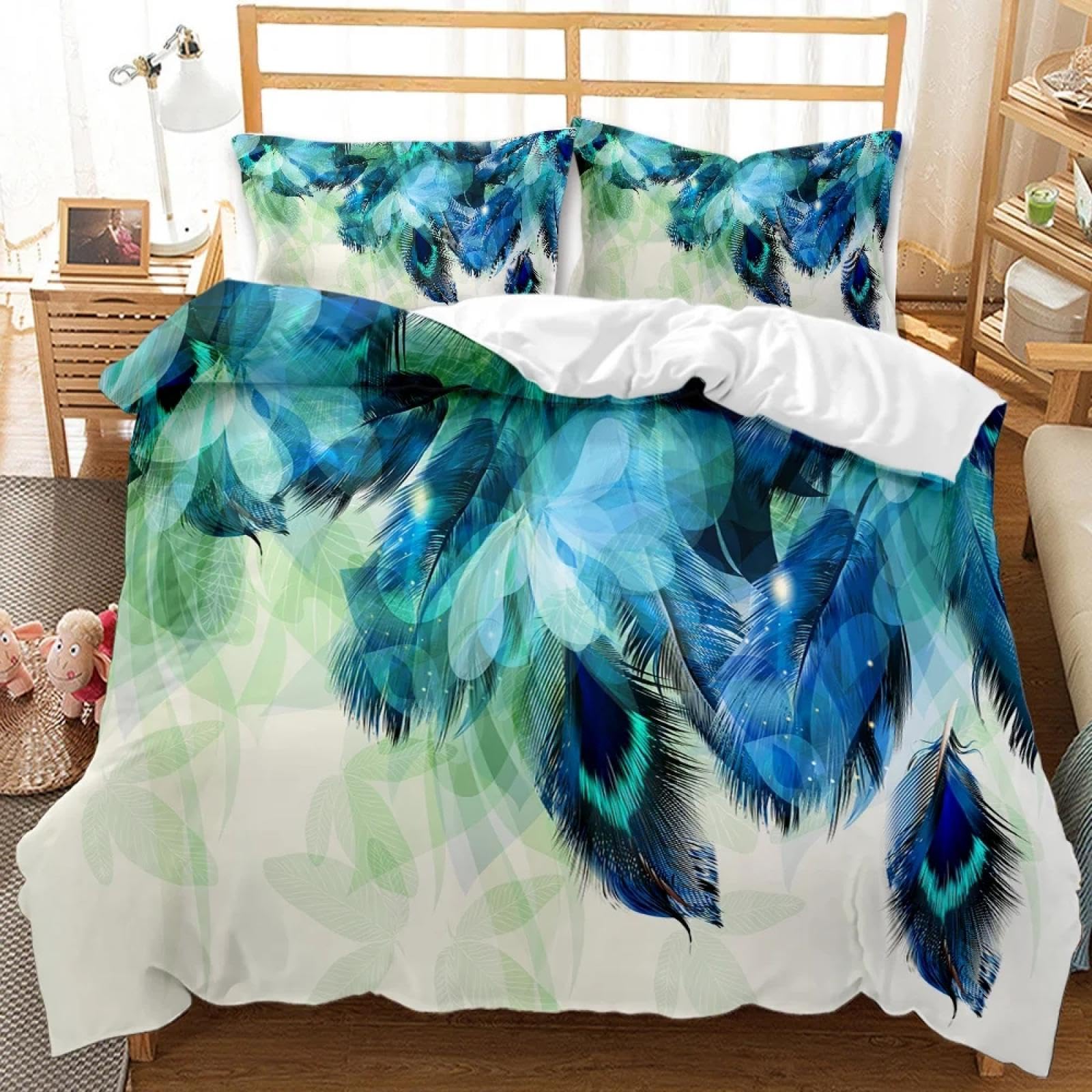 Parure de couette plumes pour transformer votre chambre en un cocon de douceur scandinave relaxant