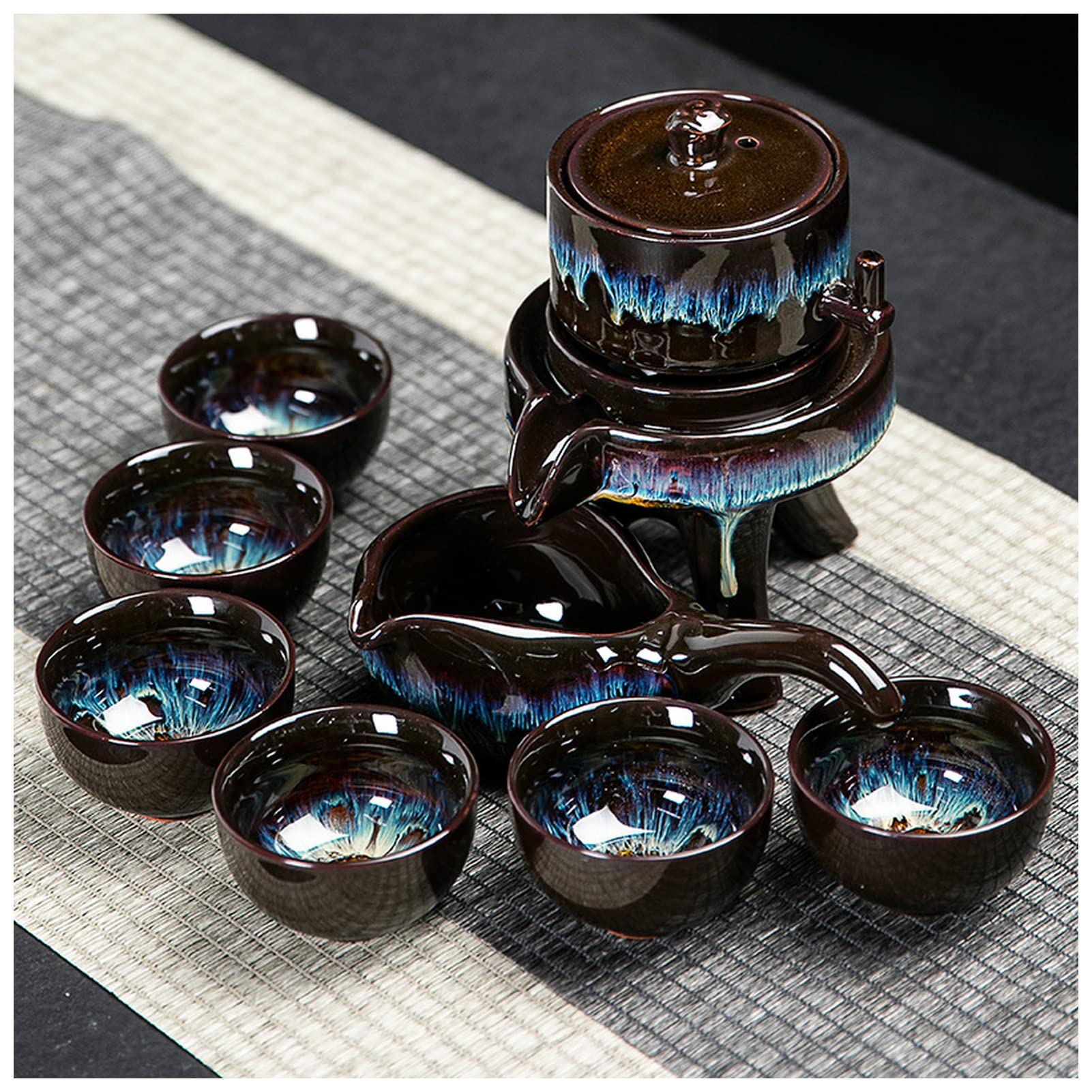 Taza Personalizada Juego de té de Forma de Muelle de Piedra Exquisita, té Hecho a Mano Taza de té Chino Taza de té Regalo gungfu Taza Taza Taza De Porcelana