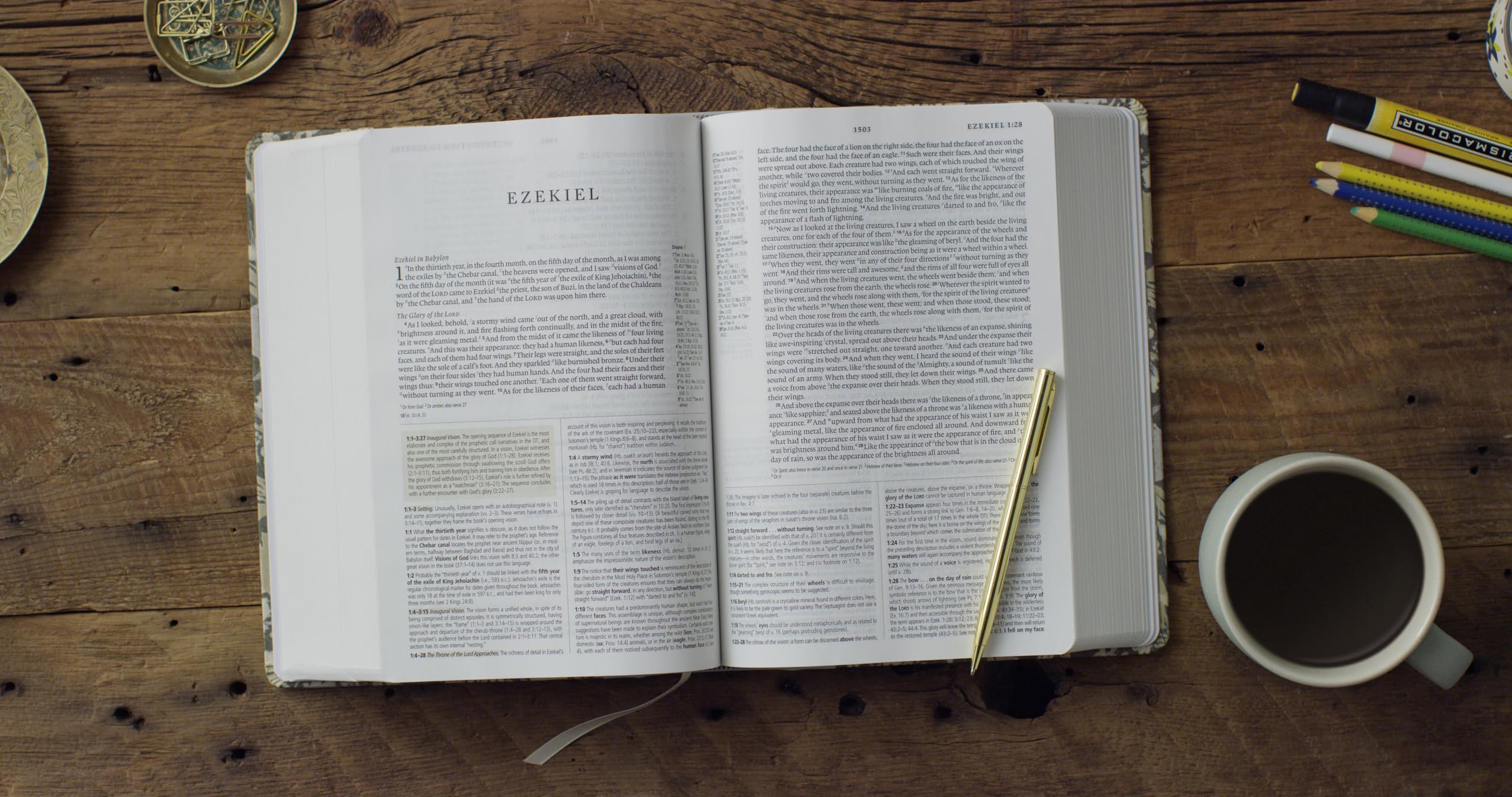 ESV Study Bible, Artist Series (Cloth over Board, Lulie Wallace, Martha)