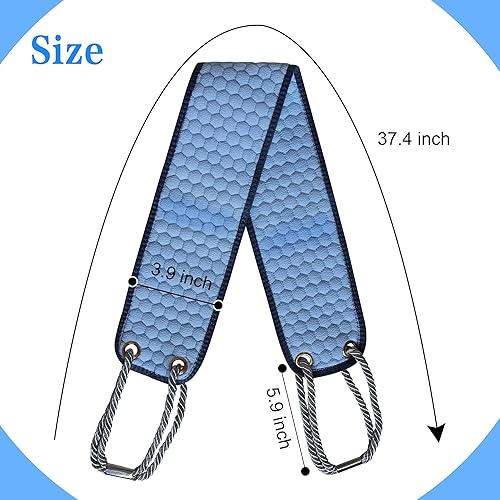 Miniatura 6 de OWIIZI Exfoliante de espalda para ducha, paño de doble cara con asas antideslizantes para uso en la ducha, exfoliante corporal, toalla de lavado de