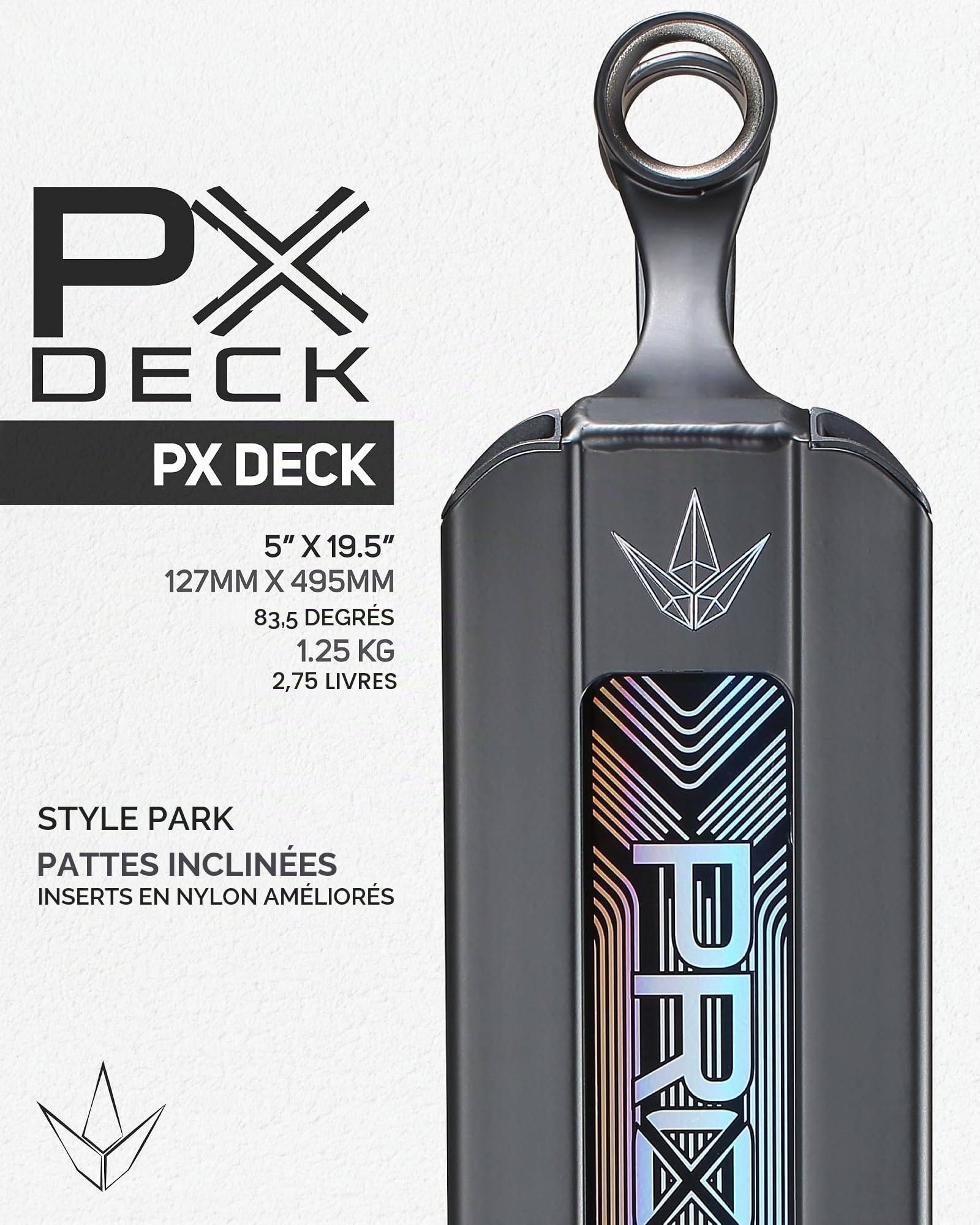 Blunt Deck Trottinette Freestyle | Prodigy Park Deck Black Scooters