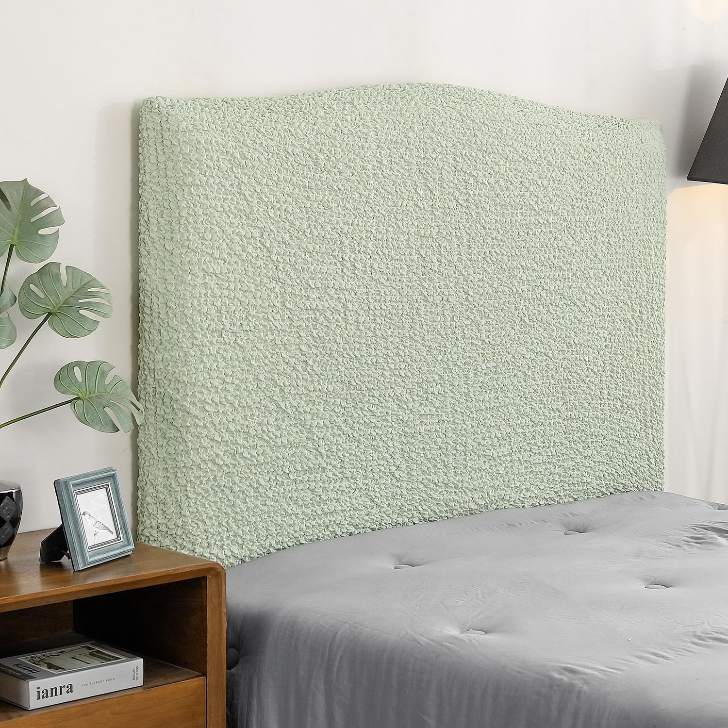 Zooody Stretch Bed Headboard SlipcoversDustproof Cover for