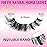 EYDEVRO False Eyelashes Wispy Lashes D Curl Cat Eye Lashes Clear Band Manga Lashes Natural Look Fox Eye Fake Lashes Fluffy Faux Mink Strip Lashes 7 Pairs Pack