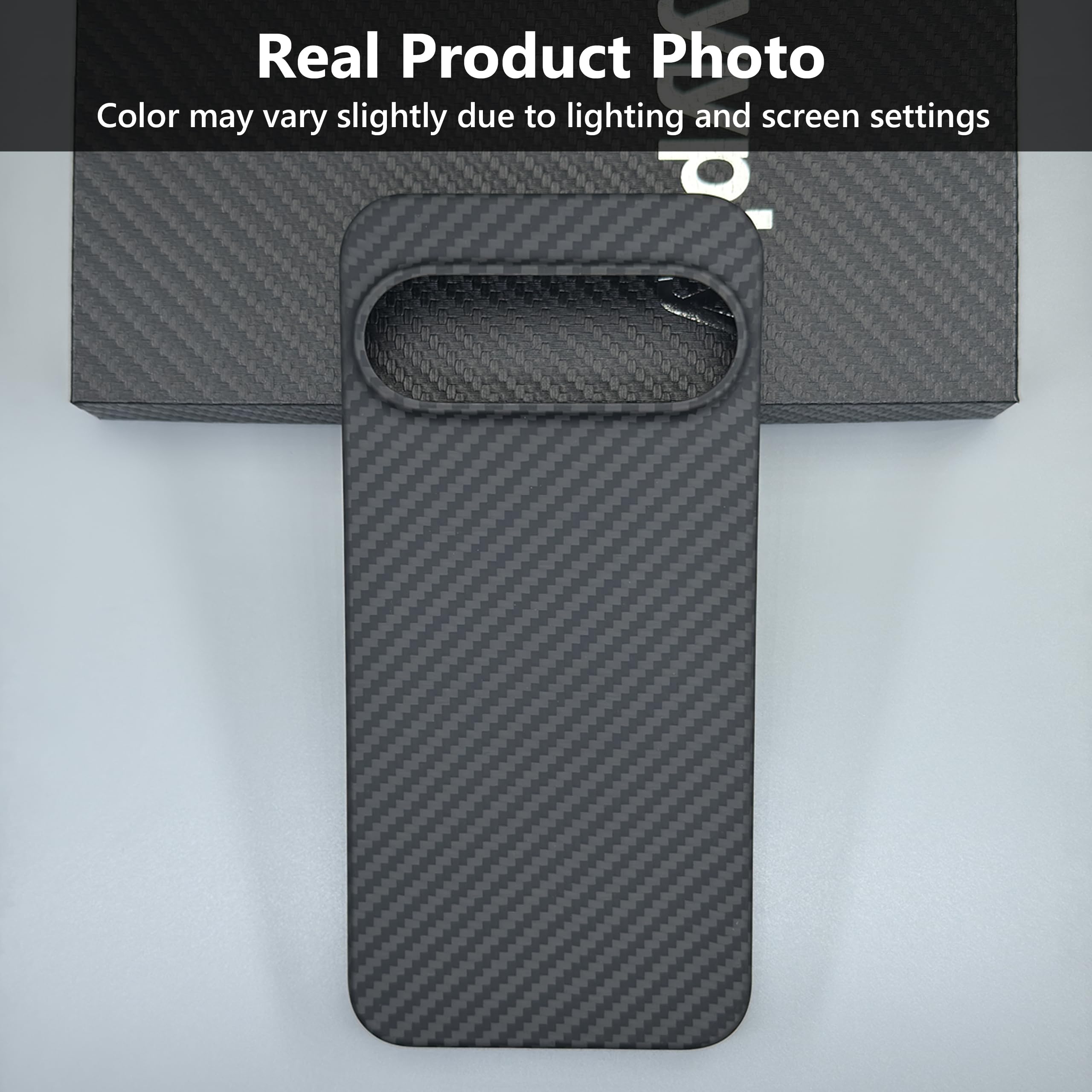 Sisyphy Custodia magnetica sottile per Google Pixel 11 Pro XL, in fibra di carbonio aramidica, 1500D