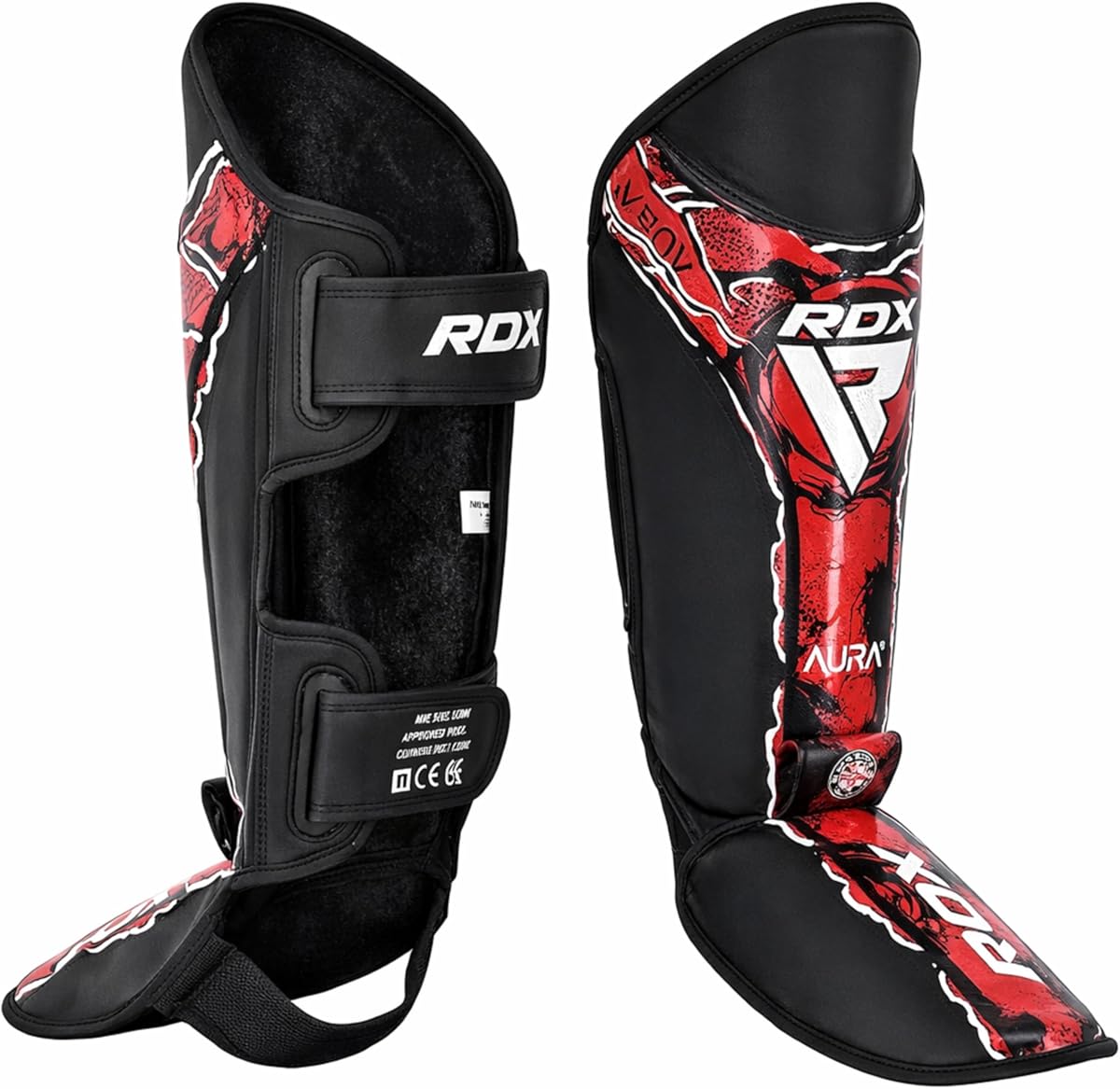 Shin Instep, Kickboxing Muay Thai, Almohadillas para el empeine de las piernas, MMA Arts Martial Kicking Sparring Training Gear, BJJ Karate Boxeo Taekwondo